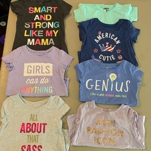 Bundle of 13 girl’s shirts